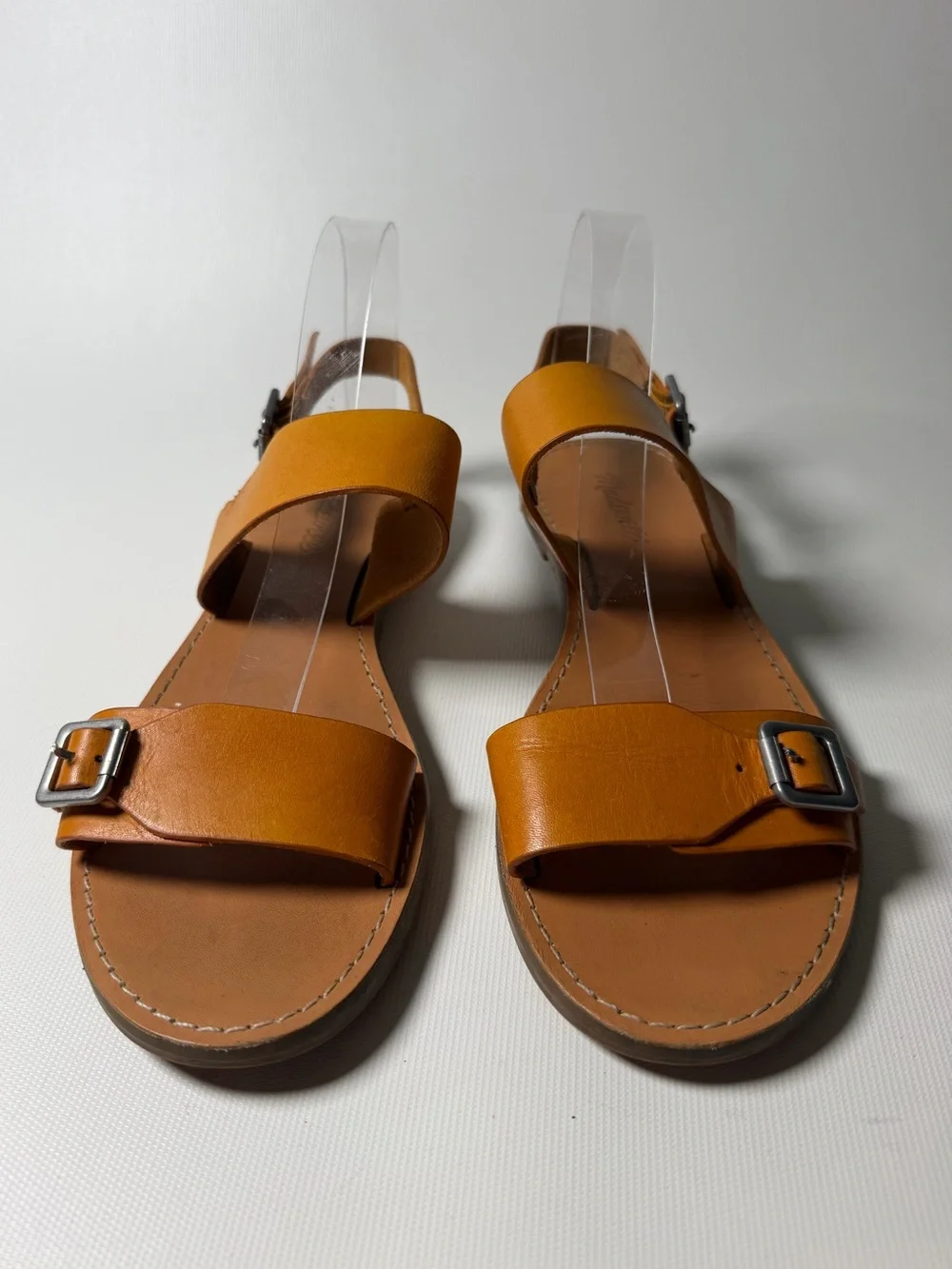 Madewell The Boardwalk Buckle Sandals - sz 9